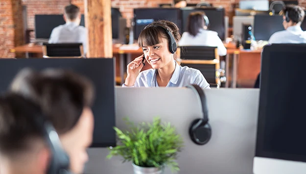 Call Center Worker