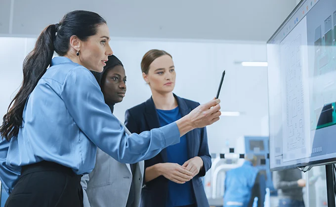 Diverse Group Of Women Engineers