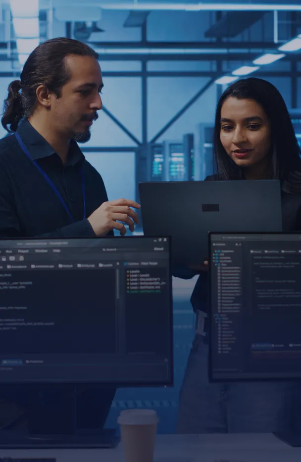 It Professional Talking Holding Laptop Office